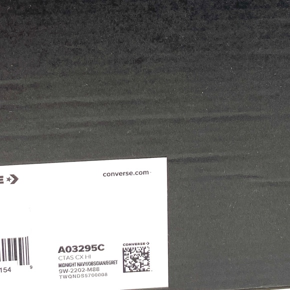 Converse CTAS CX Stretch All Star High Top Navy Canvas Women Sneakers A03295C - Picture 9 of 10